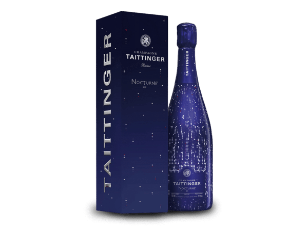 Taittinger Champagner Nocturne Sec City Lights in Geschenkverpackung