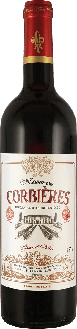 Joseph Castan Corbières Grand Vin Rouge Réserve AOC 2020