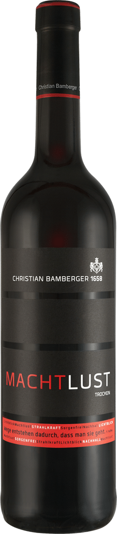 Christian Bamberger Rotwein Machtlust 2020