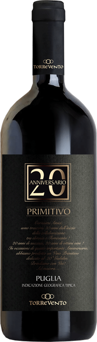 Torrevento Primitivo 20 Anniversario IGT 1