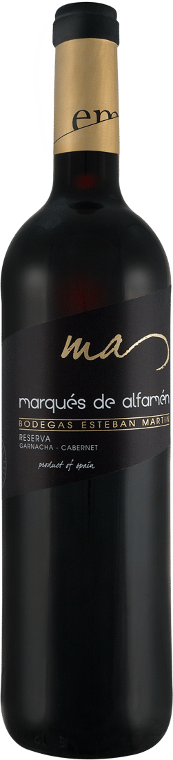 Bodegas Esteban Marqués de Alfamén Reserva DOP 2017