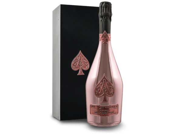 Armand de Brignac Champagner Rosé Brut in Holzkiste