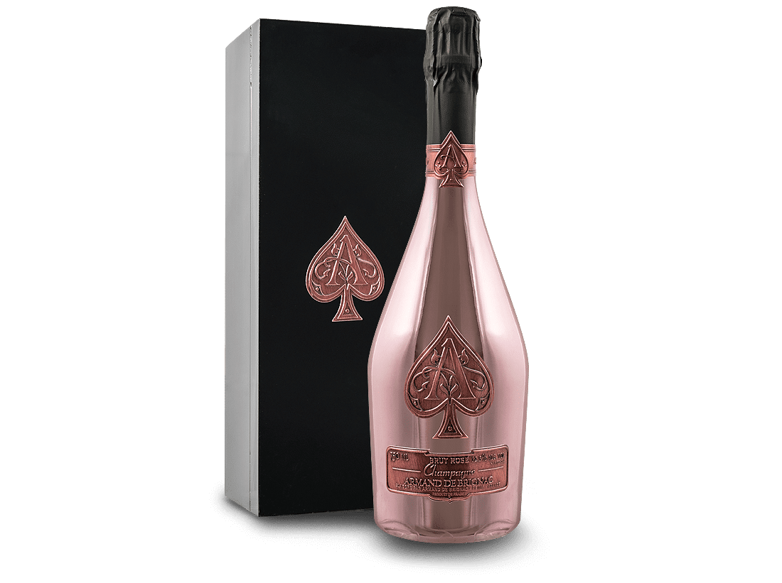 Armand de Brignac Champagner Rosé Brut in Holzkiste