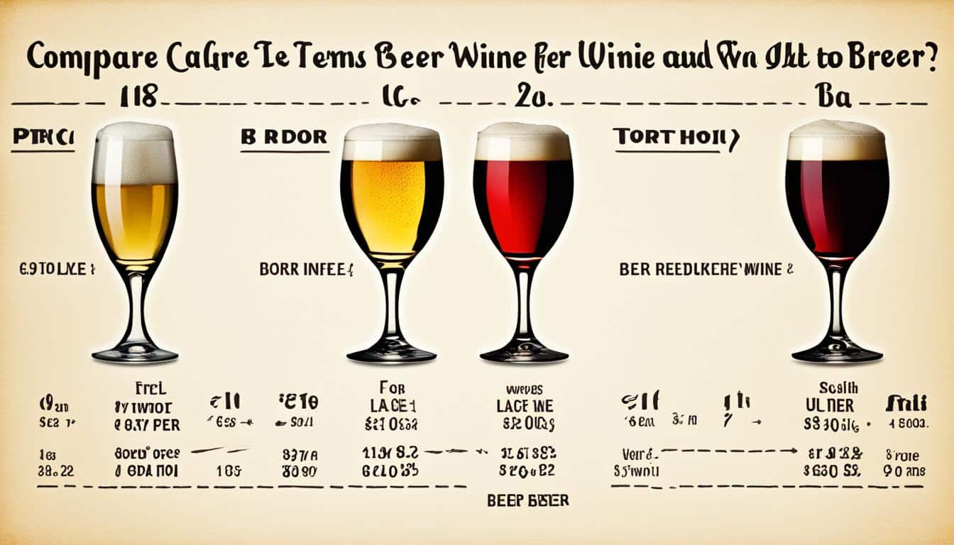 Kalorienvergleich Was hat mehr Kalorien? Bier oder Wein